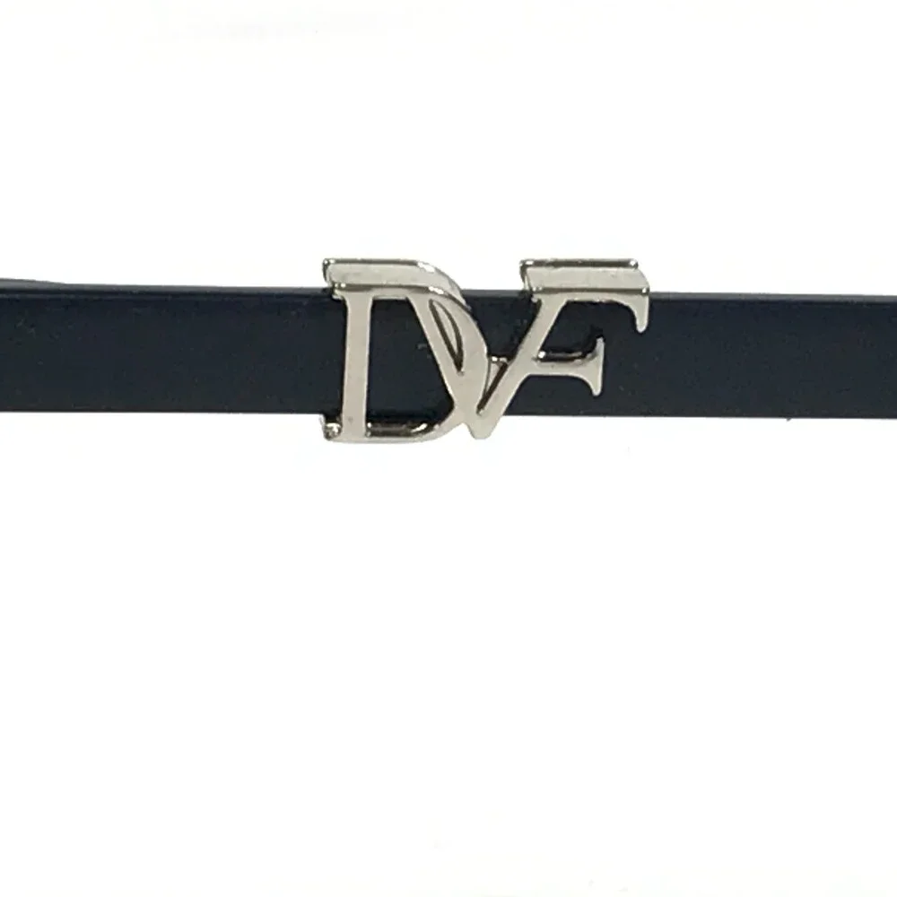 Diane von Furstenberg Eyeglasses Frames DVF8056 414 Navy Blue Cat Eye 52-17-135